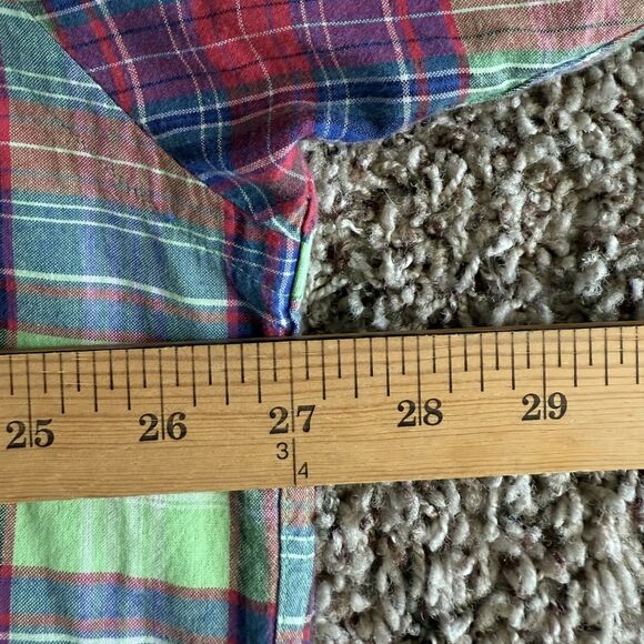 Vintage Ralph Lauren Blake XL Short Sleeve Plaid Shirt w/pony 100% Cotton - Picture 6 of 6
